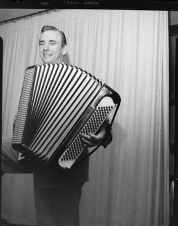 Man with accordian