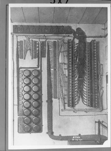 Telephone wiring installation in Big Creek General Office