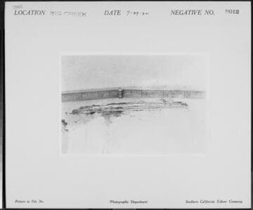 Big Creek Powerhouse #8 - Crack in joint #115, Big Creek #8 penstock, close