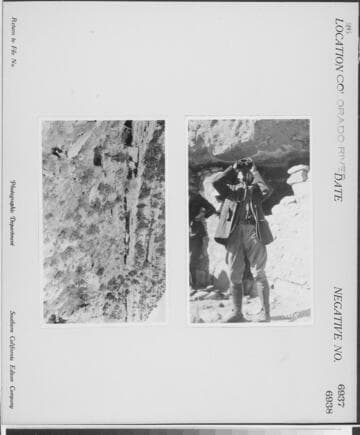 Colorado River - Man with binoculars