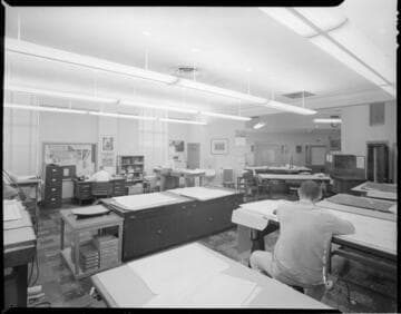 Drafting room lighting "After"