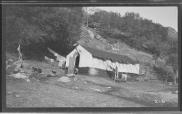 The bunkhouse at Camp #3 at Kaweah #3 Hydro Plant