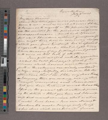 Edgeworth, Maria.  Letter to Sir Francis Beaufort