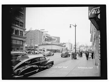 World Famous "Hollywood and Vine" Hollywood, Calif