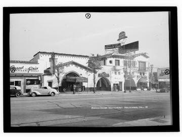 Brown Derby Restaurant, Hollywood, Cal