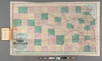 New Railroad and Sectional Map of Kansas