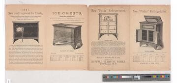1881. New and improved ice chests