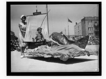 Big Catch float in the Ocean Park Baby Parade