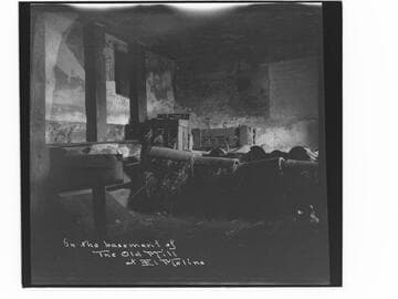 In the basement of the Old Spanish Mill at El Molino