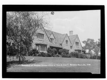 Residence of Freeman Gosden (Amos of "Amos & Andy") Beverly Hills, Cal