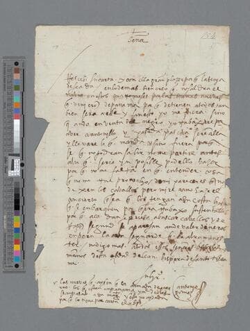 Antonio Gomez letter to Francisco Maldonado