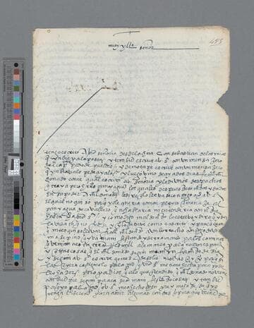 Bartolomé de Villalobos letter to Gonzalo Pizarro