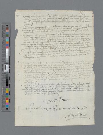 Pedro de Puelles letter to Gonzalo Pizarro