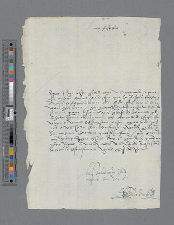 Alonso Rodriguez Mercado letter to Gonzalo Pizarro