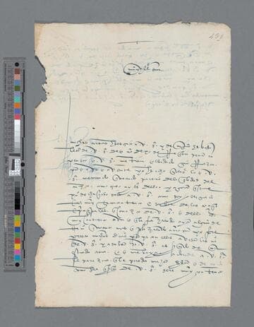 Ortún Sanchez de Olave letter to Gonzalo Pizarro