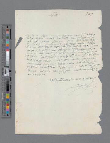 Pedro Sanchez letter to Gonzalo Pizarro