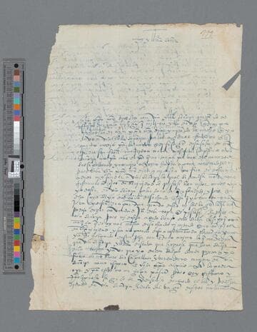 Francisco de Santana letter to Gonzalo Pizarro