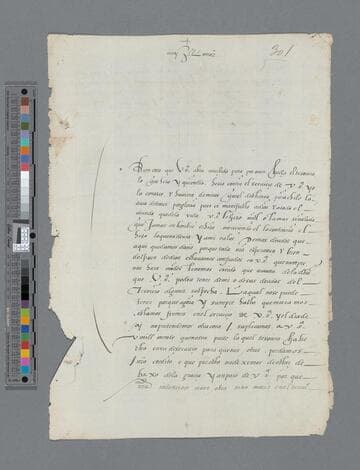 Alonso Cabrera letter to Gonzalo Pizarro
