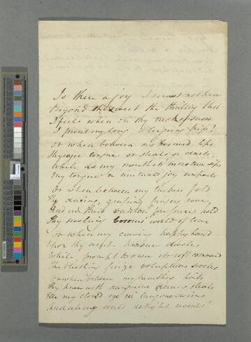 Opie, Amelia (Alderson). "Is there a joy I must not know…" : poem