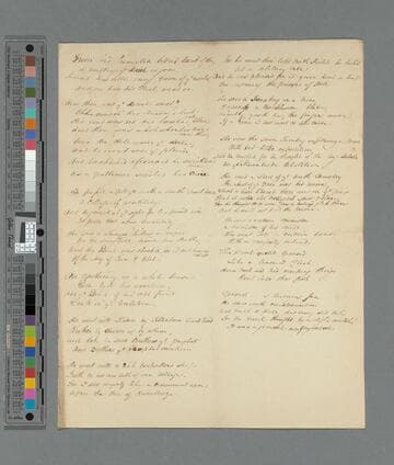 Opie, Amelia (Alderson). "From his brimstone bed at break of day…" : poem
