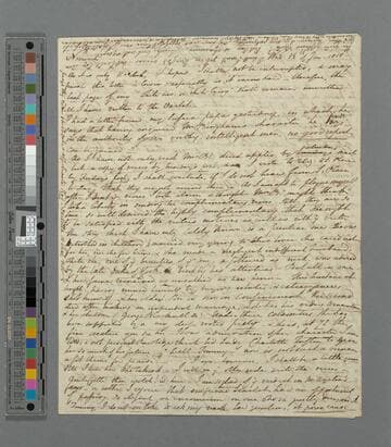 Opie, Amelia (Alderson). Letter to Thomas John Alderson, London