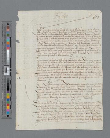 Carlos V, Emperor of Germany and King of Spain, letter to Pedro de la Gasca, Bishop