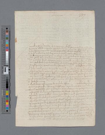 Pedro de Soria letter to Inez de Rodríguez