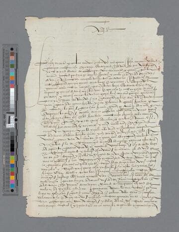 Gonzalo Pizarro letter to Lope de Ayala