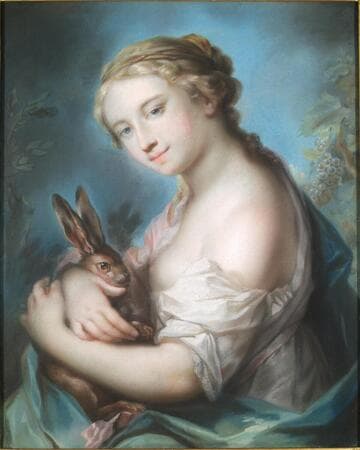Girl with a Rabbit