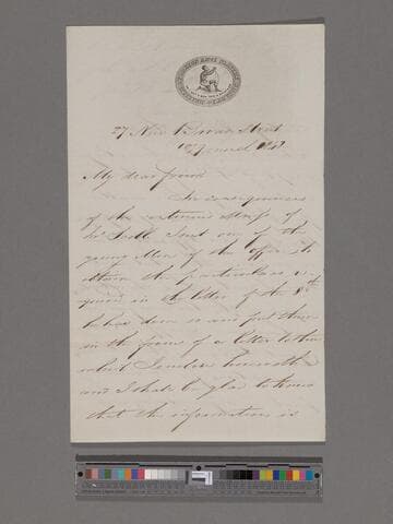 Beaumont, John. Letter to [Thomas Clarkson]