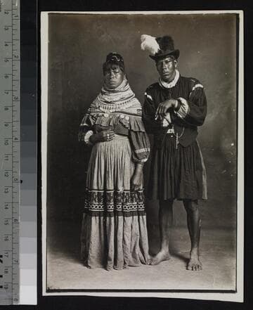 Bride and groom, 1914