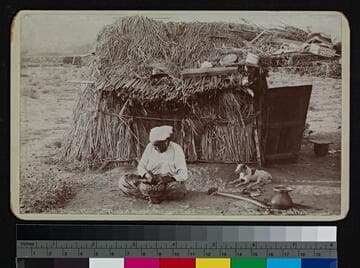 Indian Woman. Basket Maker. Soboba, Calif