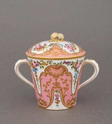 Two Handled Covered Cup