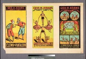 Geo. H. Adams own new Humpty Dumpty Troupe