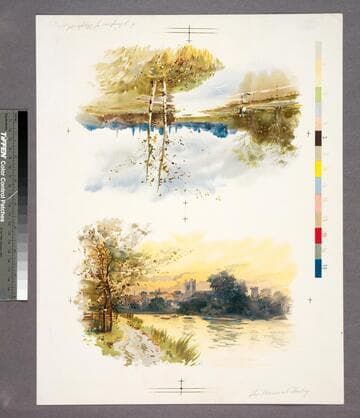 A glimpse of Oxford. ; The Thames at Henley