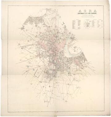 Agra cantonment, city and environs: season 1868-69