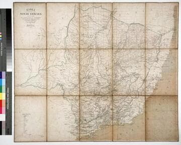 Carta da Provincia de Minas Geraes : coordeuado por ordem do Exm. Sr. Conselheiro José Bento da Cunha Figueiredo Presidente da Provincia, segundo os dados officiaes existentes e muitas proprias observações / por Henrique Gerber Engenheiro de Mesma Provincia