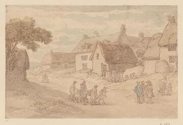 Village Street Scene