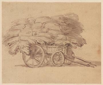 A Loaded Hay Cart