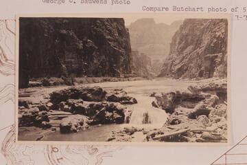 Lower falls in the Little Colorado.  Mile 7.5