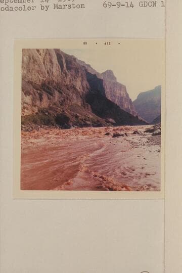 Up at Vulcan Rapid from beach at left bank