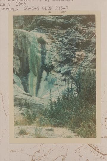 A tricky drop in lower Bridge Canyon