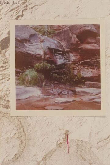 Melody Spring or Melodic Spring.  Mile 1, left bank of the San Juan