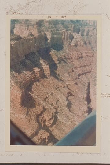 Clubb's route below Cape Royal