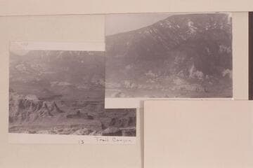 Trail Canyon. ; West of Trail Canyon