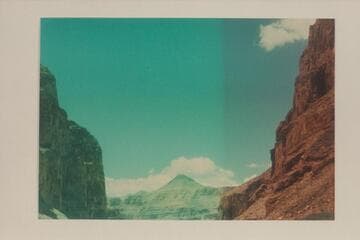 Eroded butte below Whitmore Wash which gives the appearance of a volcanic cone