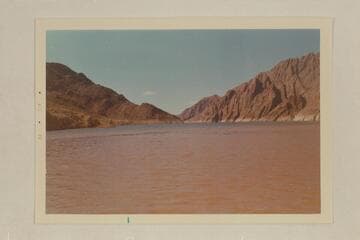 The change from mud to clear water in Iceberg Canyon