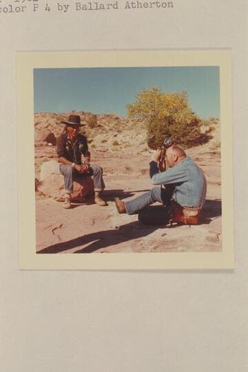 Bill Belknap involved in heavy photography of Tobe Owl.  Cha Creek