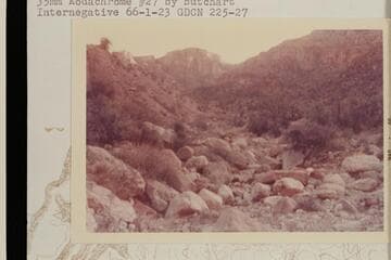 Horse route to Robbers Roost Canyon, tributary of Diamond Creek