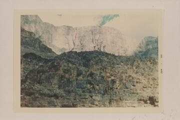 Overhangs in lower Separation Canyon.  No ruins were found